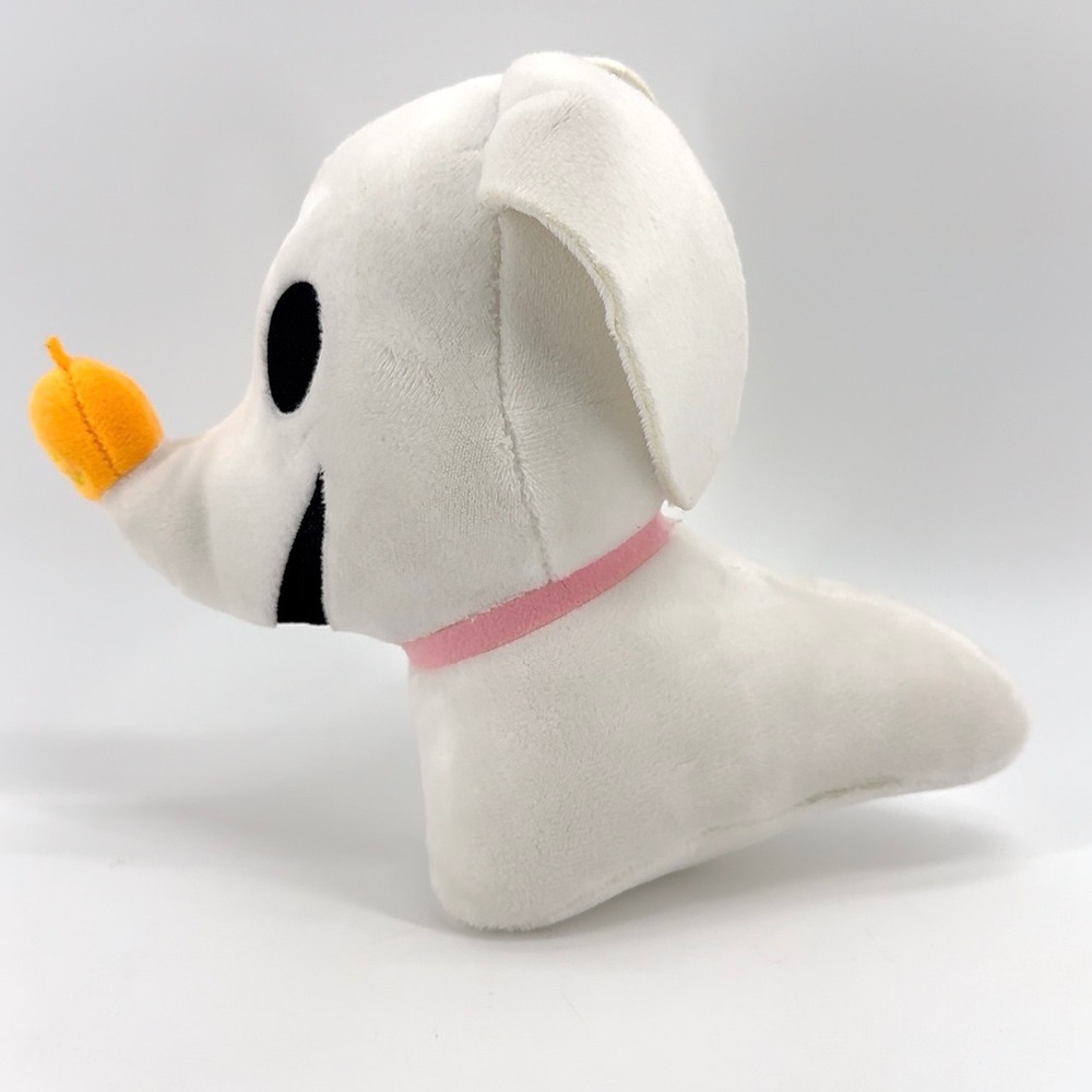 Disney The Nightmare Before Christmas Zero Ghost Dog Plush Pumpkin Nose White